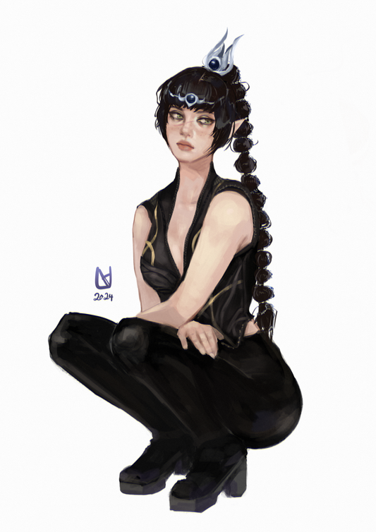 SHADOWHEART BLACK HAIR VER. // A4, A5