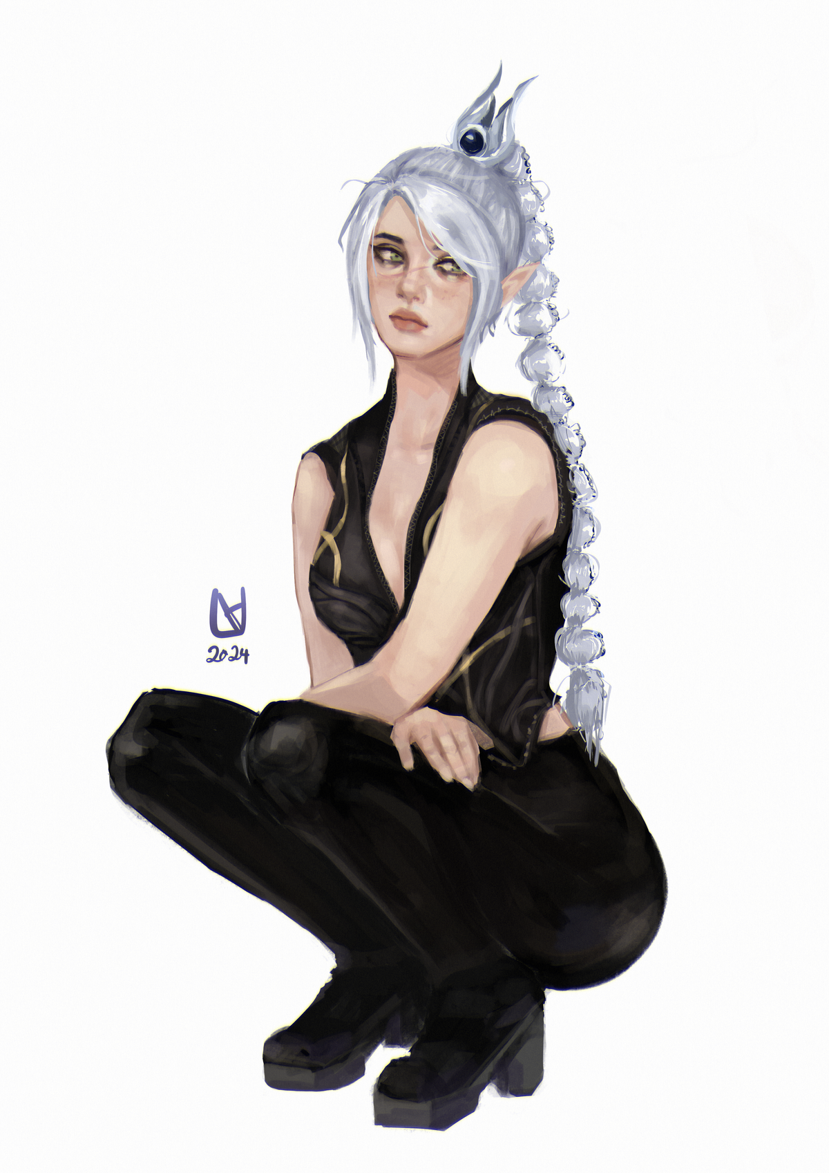 SHADOWHEART WHITE HAIR VER. // A4, A5