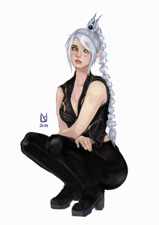 SHADOWHEART WHITE HAIR VER. // A4, A5